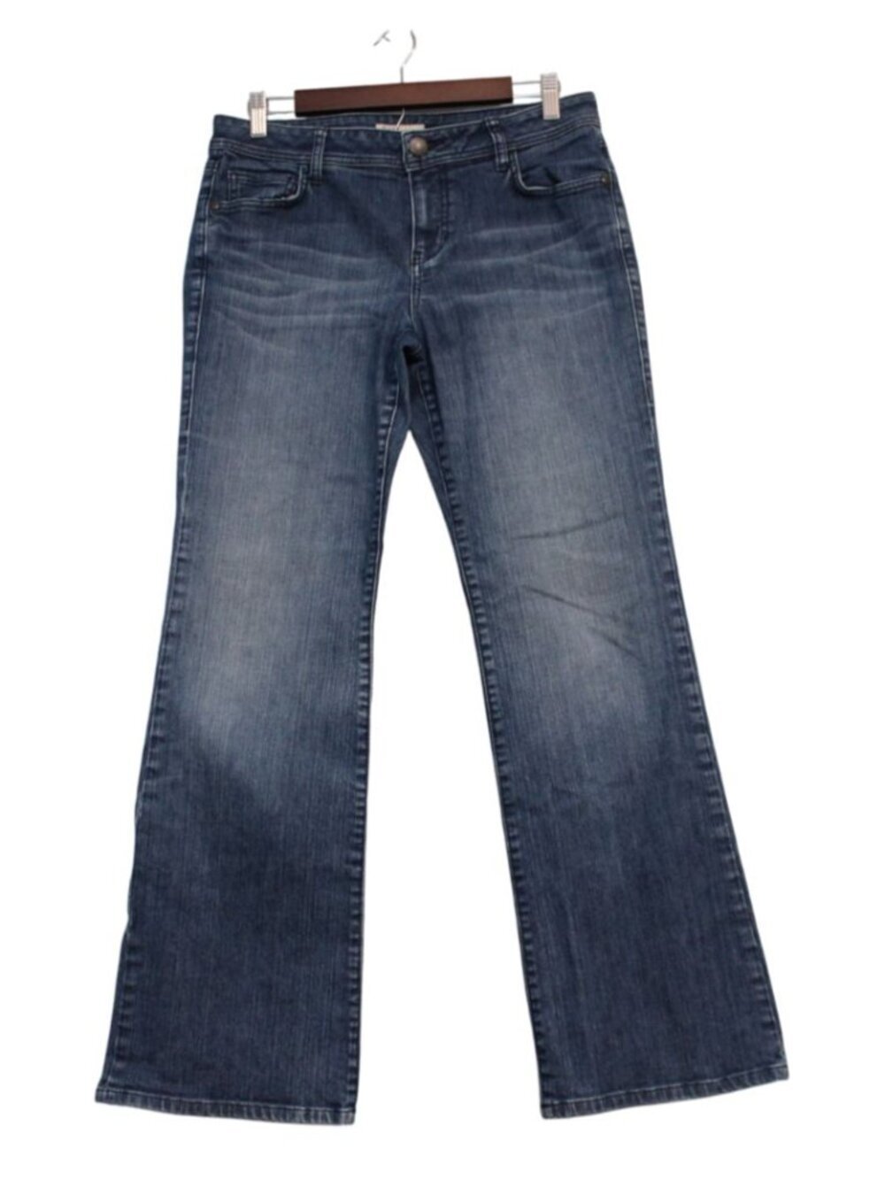 CAbi Jeans Size 10 Straight Leg Boot Cut Classic Denim Mid Rise 511R